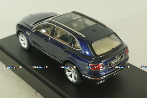 Bentley Bentayga V8 2016, dark blue, Kyosho 1:43