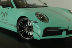 Porsche 911 (992) Turbo S with Sport Design Package 2021, green, 155069175, Minichamps 1:18
