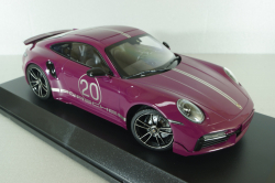 Porsche 911 (992) Turbo S Sport Design Paket, 2021, red, 155069172, Minichamps 1:18
