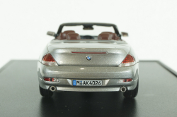 BMW 645 Cabrio (E64) 2003, grey, 80420153435, Kyosho 1:43