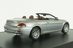 BMW 645 Cabrio (E64) 2003, grey, 80420153435, Kyosho 1:43