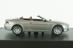 BMW 645 Cabrio (E64) 2003, grey, 80420153435, Kyosho 1:43