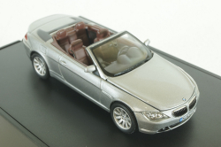 BMW 645 Cabrio (E64) 2003, grey, 80420153435, Kyosho 1:43