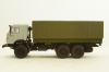 Камаз-53501 с тентом, серый/зеленый, АвтоИстория 1:43