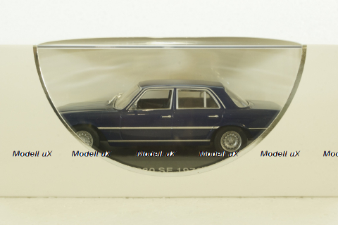 Mercedes 280SE W116  S-Klasse(1972), dark blue, IXO 1:43