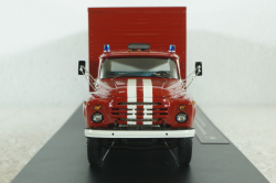 Зил-130 с п/полуприцем ОДАЗ-9958 пожарный, передвижная дымокамера, 1991г., TruckTyr 1:43