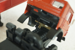 Камаз-5410, с полуприцепом красный,Элекон 1:43