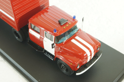 Зил-130 с п/полуприцем ОДАЗ-9958 пожарный, передвижная дымокамера, 1991г., TruckTyr 1:43