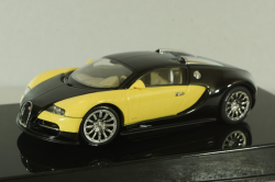 Bugatti EB 16,4 Veyron 2000, 50904, black/yellow, Autoart 1:43