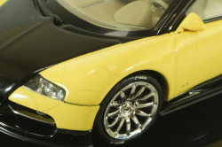 Bugatti EB 16,4 Veyron 2000, 50904, black/yellow, Autoart 1:43