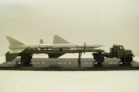 Маз-502В с Транспортером ракеты ЗРК "Даль" 1958г.,  TruckTyr 1:43