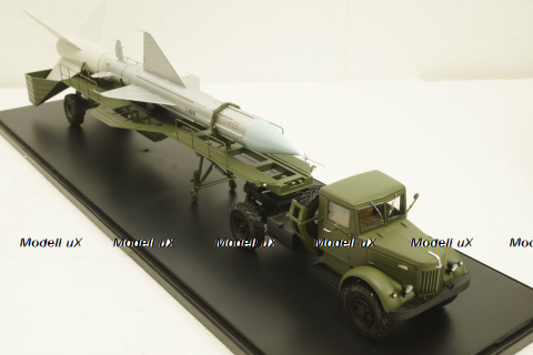 Маз-502В с Транспортером ракеты ЗРК "Даль" 1958г.,  TruckTyr 1:43