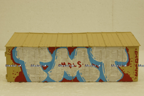 Гараж Л ДК-2В (Мариупольский), c графити TMT Models 1:43