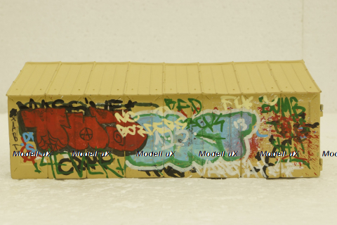 Гараж Л ДК-2В (Мариупольский), c графити TMT Models 1:43