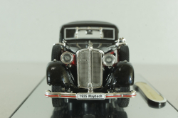 Maybach SW38 Hard top Spohn (Closed) 1935, black/red, 43702, Signature Model 1:43