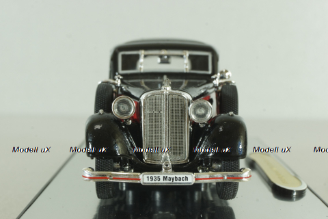Maybach SW38 Hard top Spohn (Closed) 1935, black/red, 43702, Signature Model 1:43