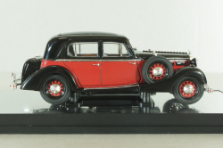Maybach SW38 Hard top Spohn (Closed) 1935, black/red, 43702, Signature Model 1:43