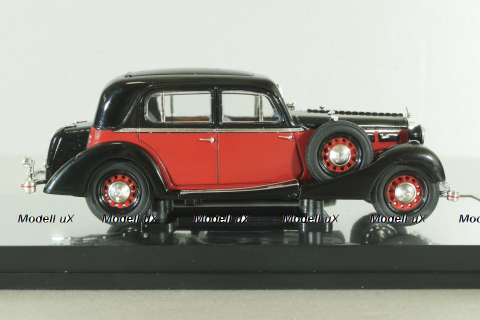 Maybach SW38 Hard top Spohn (Closed) 1935, black/red, 43702, Signature Model 1:43