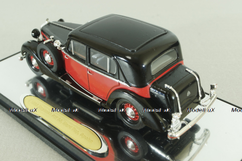 Maybach SW38 Hard top Spohn (Closed) 1935, black/red, 43702, Signature Model 1:43