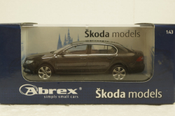 Skoda Superb B6, Braun Metallic, 143AB010YF, Abrex 1:43