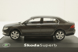Skoda Superb B6, Braun Metallic, 143AB010YF, Abrex 1:43