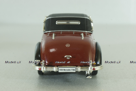 Mercedes 170S Cabriolet (closed) 1950, red/black, 43708, Signature Model 1:43 Без бокса!