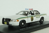 Ford Crown Victoria Miami Police from serial Dexter 2001, 86613, Greenlight 1:43