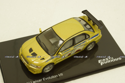 Mitsubishi Lancer Evolution VII (2001-2003) Brian O'Conner, Fast&Furious #10 Altaya 1:43