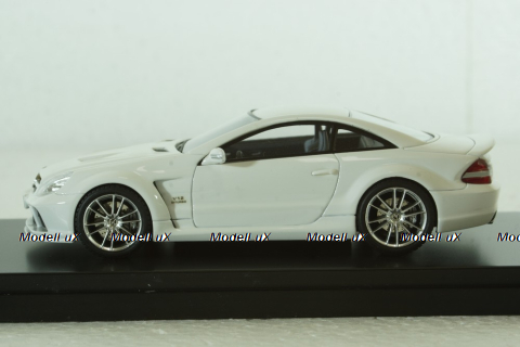 Mercedes SL65 AMG (R230) V12 BITURBO 2009  BLACK SERIES (white), ABSOLUTE HOT 1:43