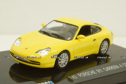 Porsche 911 Carrera 4 Coupe 2001, yellow, KDW 1:43