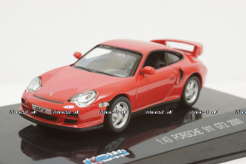 Porsche 911 GT2 2000, red, KDW 1:43