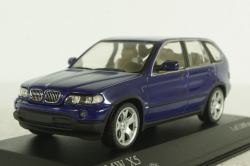 BMW X5 4.8I  E53 1999, purple metallic, 431028475, Minichamps 1:43 