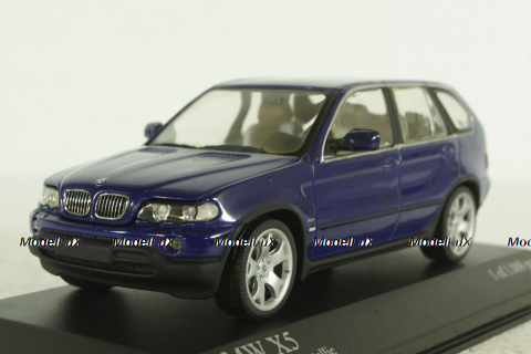 BMW X5 4.8I  E53 1999, purple metallic, 431028475, Minichamps 1:43 