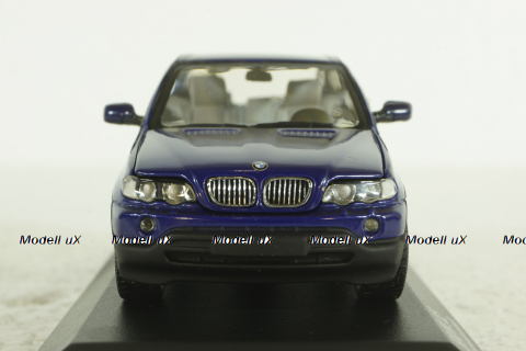 BMW X5 4.8I  E53 1999, purple metallic, 431028475, Minichamps 1:43 