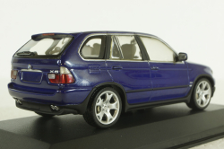 BMW X5 4.8I  E53 1999, purple metallic, 431028475, Minichamps 1:43 