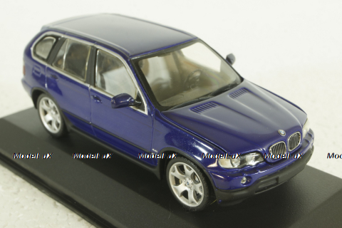 BMW X5 4.8I  E53 1999, purple metallic, 431028475, Minichamps 1:43 