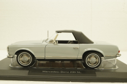 Mercedes 230 SL (W113) 1963  grey, 183990, Norev 1:18