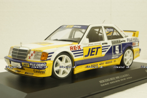 Mercedes 190E 2.5-16 Evo 5 DTM 1989, Team MS-JET,  MANUEL REUTER, DTM, 155893605, Minichamps 1:18