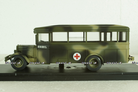Зис-8 медицинский, камуфляж, Miniclassic 1:43