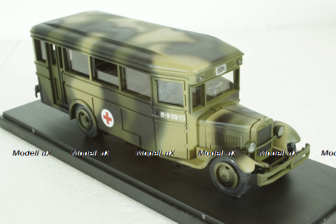 Зис-8 медицинский, камуфляж, Miniclassic 1:43