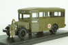 Зис-8 медицинский, с фигуркой санитарки, Miniclassic 1:43