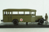 Зис-8 медицинский, с фигуркой санитарки, Miniclassic 1:43