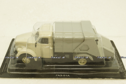 Газ-51А, мусоровоз, Автомобиль на службе №49, 1:43
