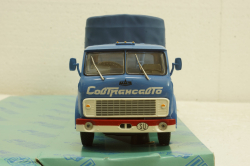 Маз-504В с п/прицепом 5205А Совтрансавто синий, Н786, Наш Автопром 1:43