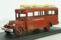 Зис-8 автобус, пожарный, Miniclassic 1:43 Металл!