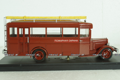 Зис-8 автобус, пожарный, Miniclassic 1:43 Металл!