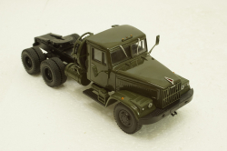 Краз-258Б тягач 1969, зеленый, Н777, Наш Автопром 1:43