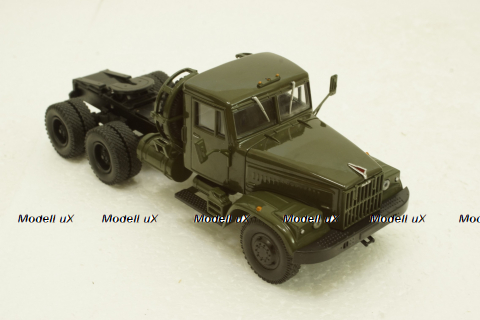 Краз-258Б тягач 1969, зеленый, Н777, Наш Автопром 1:43