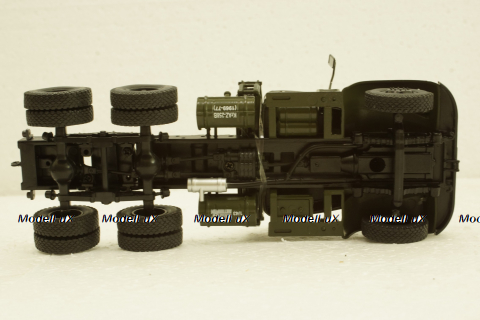 Краз-258Б тягач 1969, зеленый, Н777, Наш Автопром 1:43