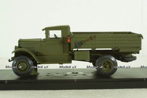 Зис-32 4х4, бортовой, хаки, Miniclassic 1:43
